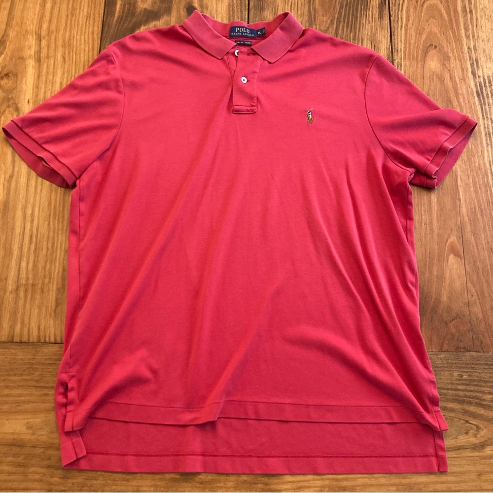 Polo Ralph Lauren Pima Soft Touch Short Sleeve Polo Shirt EUC
